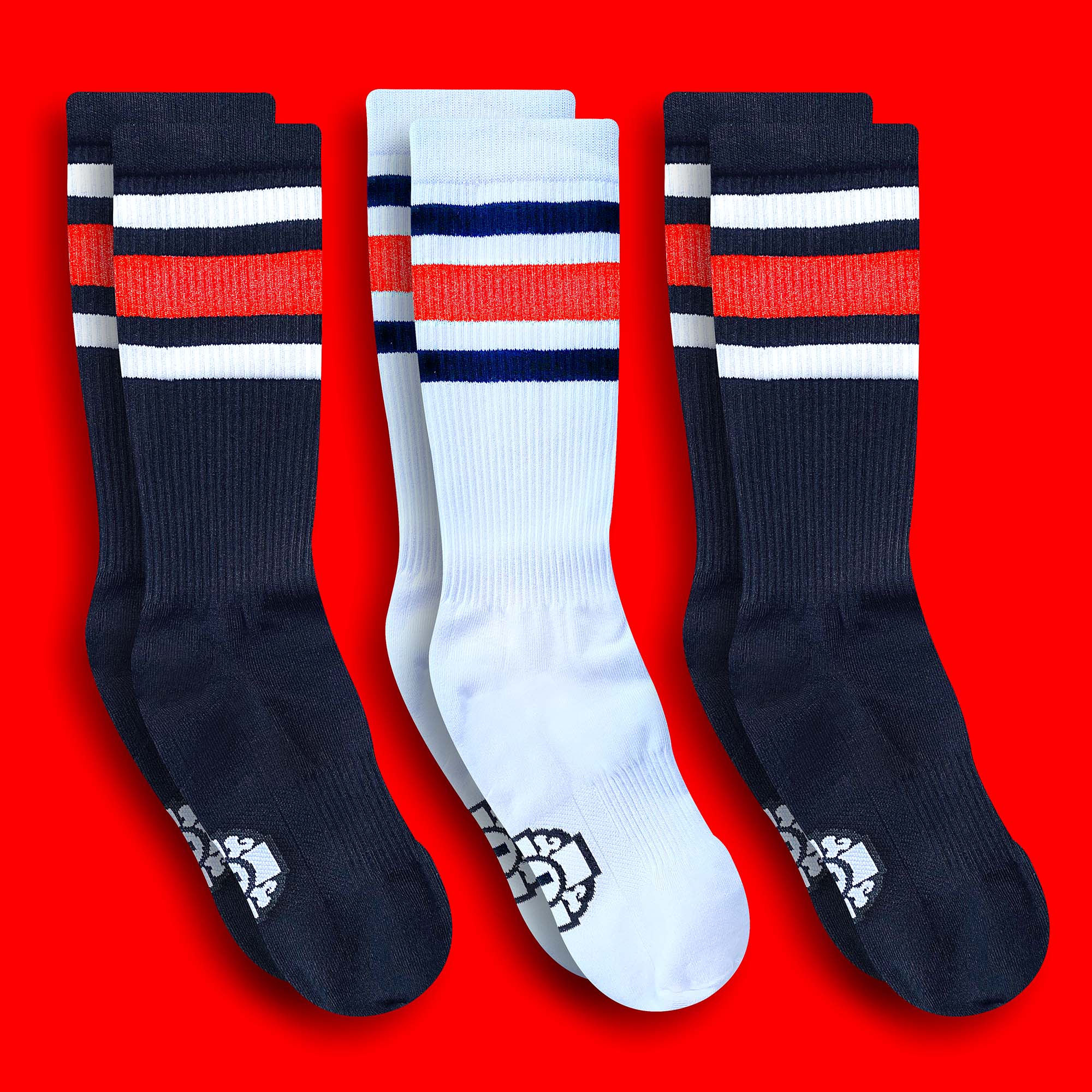 Old Bones | OBT Crew Socks (1-Pack) L / Black