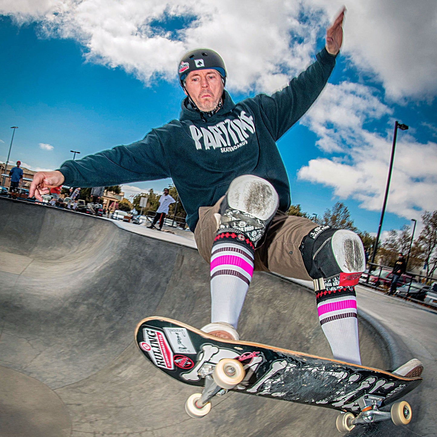 Compression Socks: RED WHITE BLUE Stripes