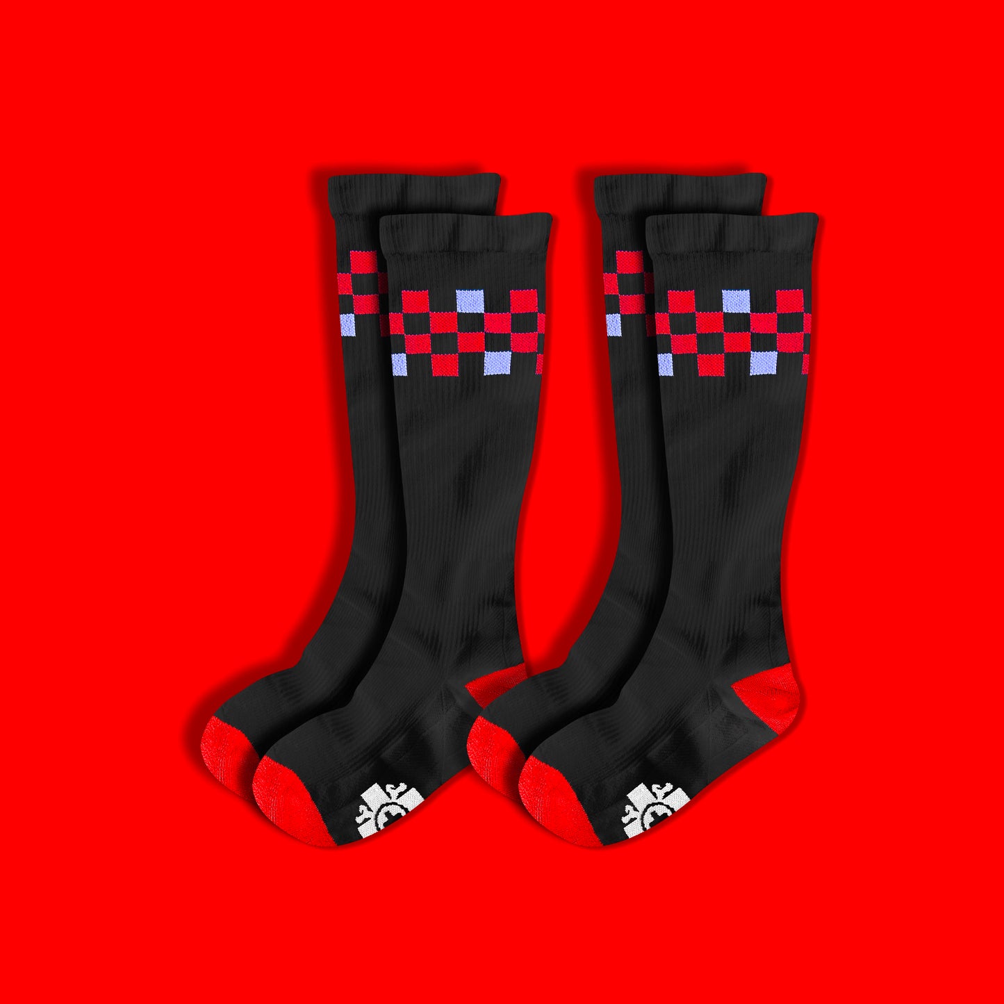 Compression Socks: CHECKERS (2-Pack)