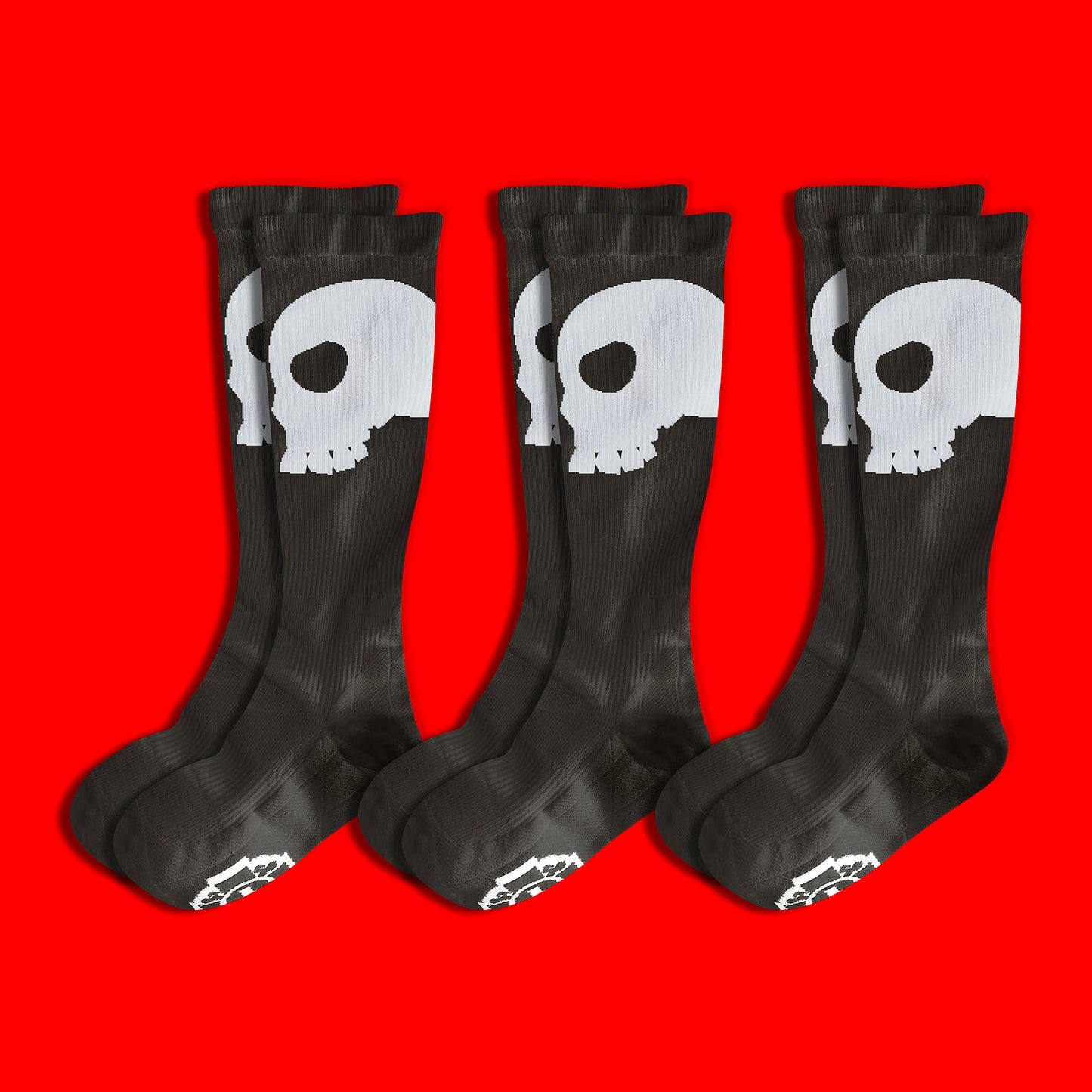Compression Socks: SKULL (3-Pack)