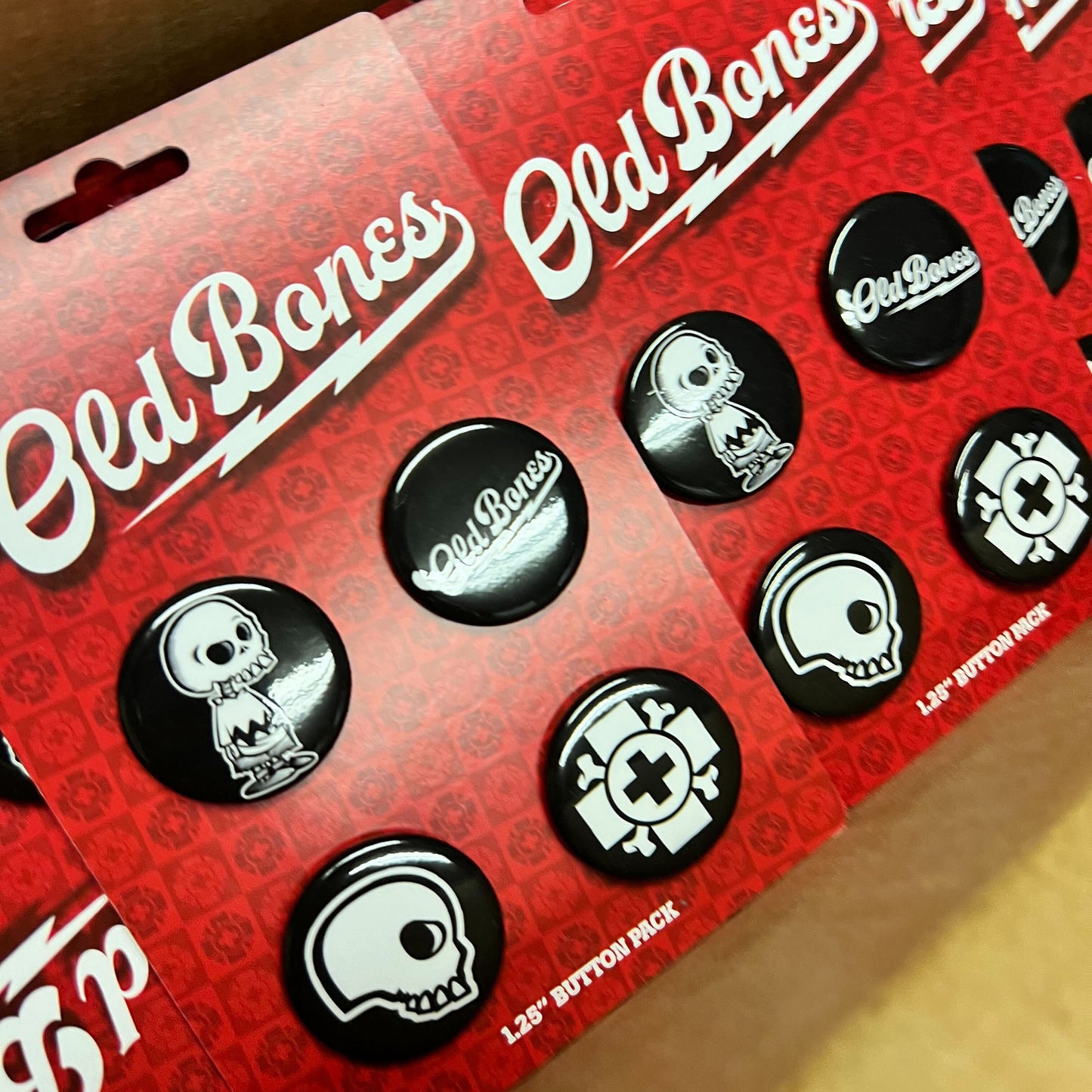 Old Bones Punk Pins (4-Pack)