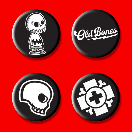 Old Bones Punk Pins (4-Pack)