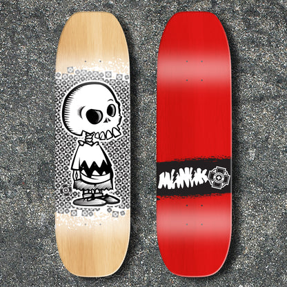 Old Bones "Gnarly Brown" Skateboard by Manak Skates