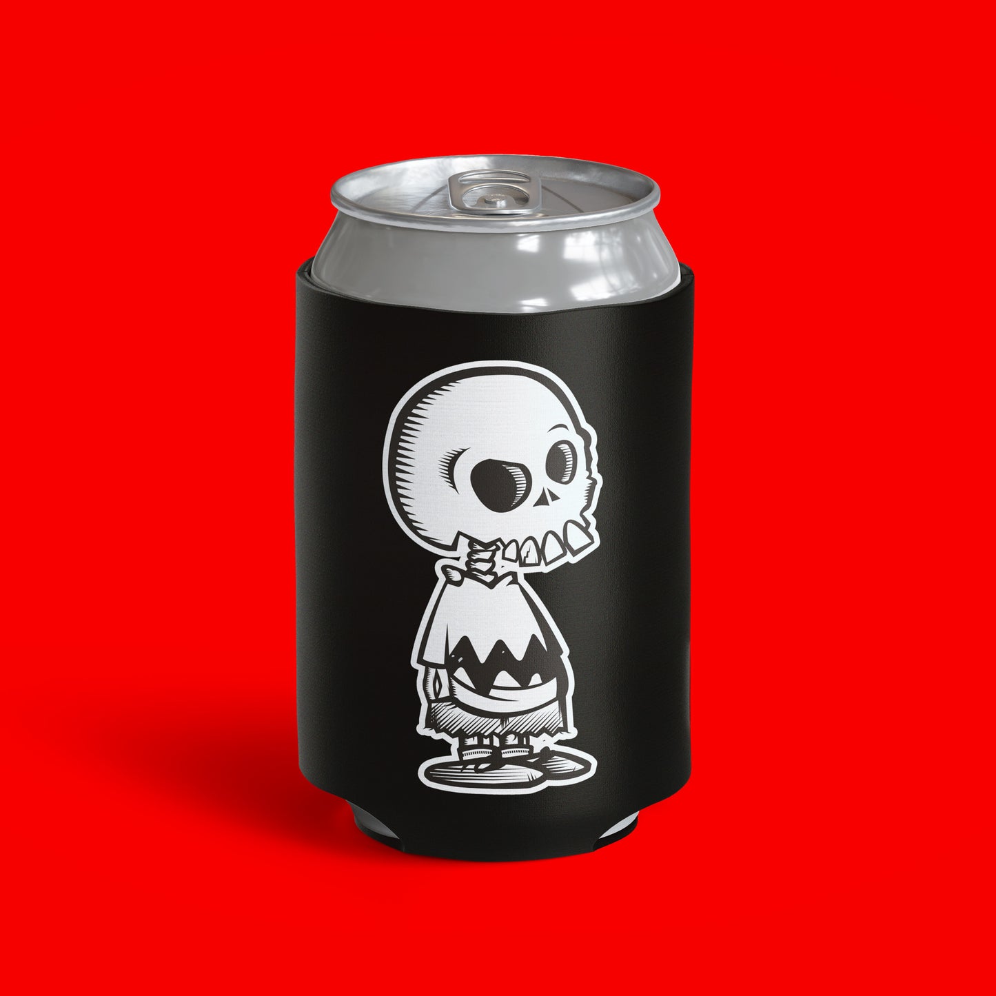 Old Bones Gnarly Brown Koozie