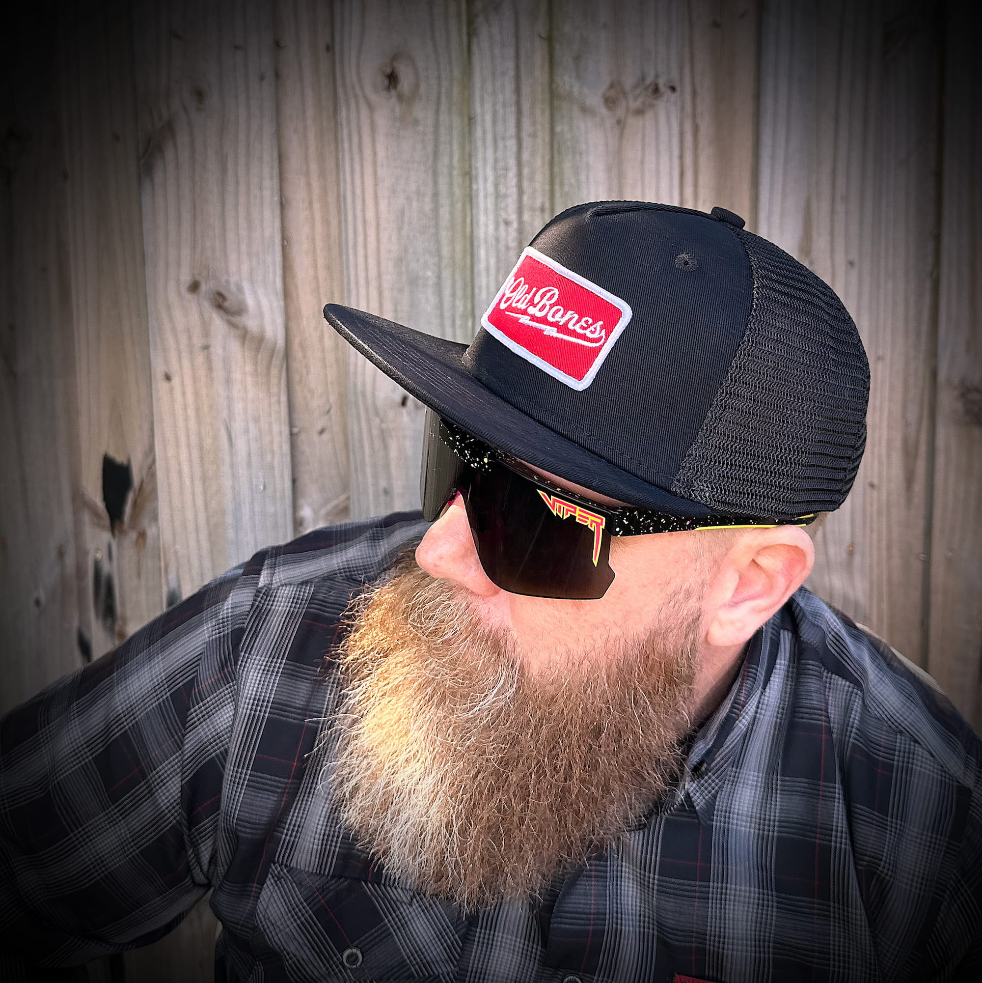 Old Bones Therapy Old Bones Team Bolt Patch Hat (Black) — product detail