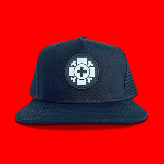 Old Bones Icon Logo Patch Hat (Black)