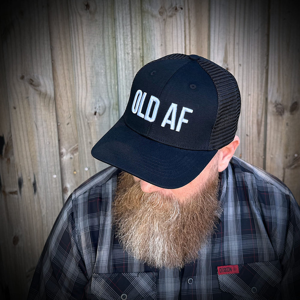 Old Bones Therapy OLD AF Trucker Hat — alternate view