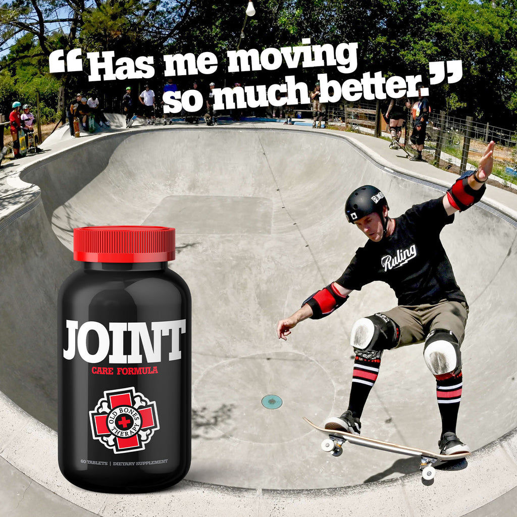 catalog-hero | Old Bones Therapy Joint Care Formula – Daily joint supplement with glucosamine chondroitin and MSM for mobility and flexibility
