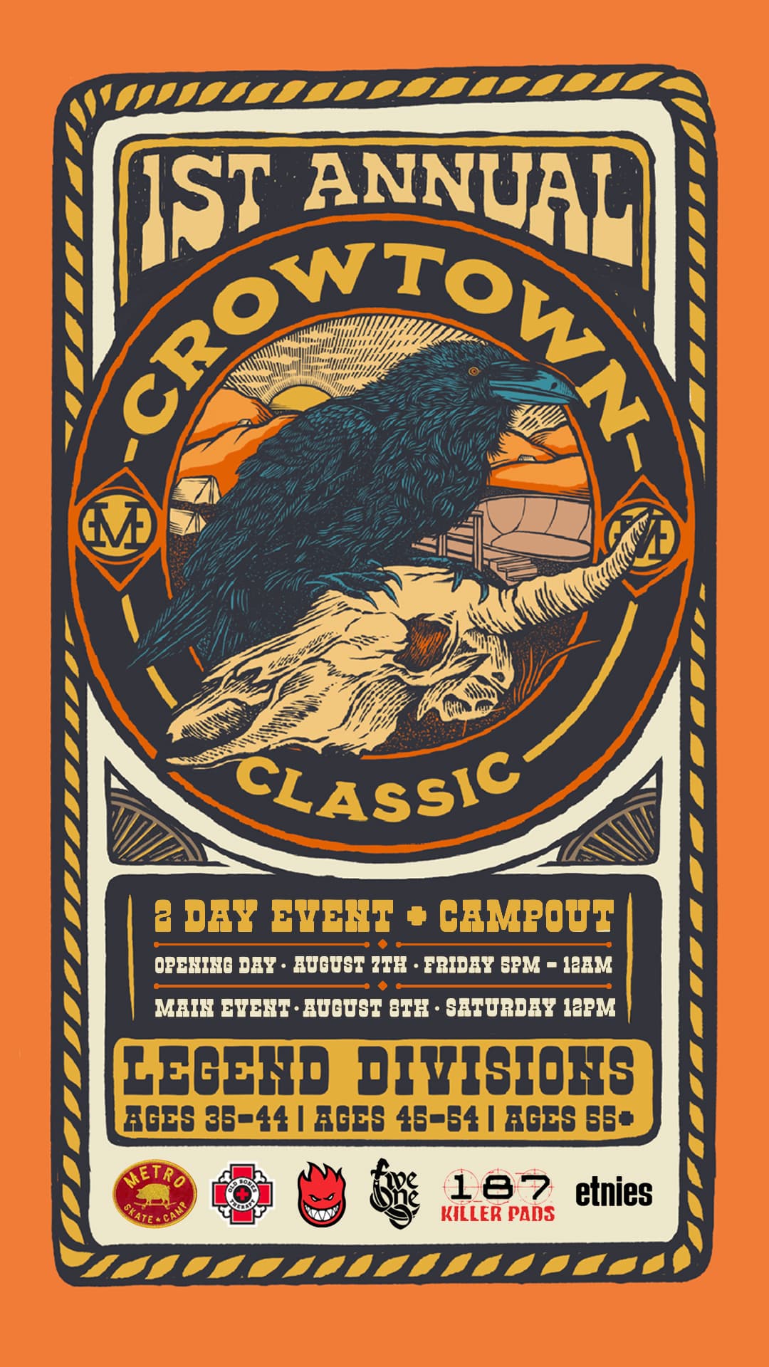 Crowtown Classic event poster