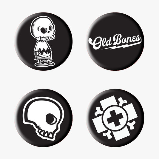 Old Bones Punk Pins (4-Pack)