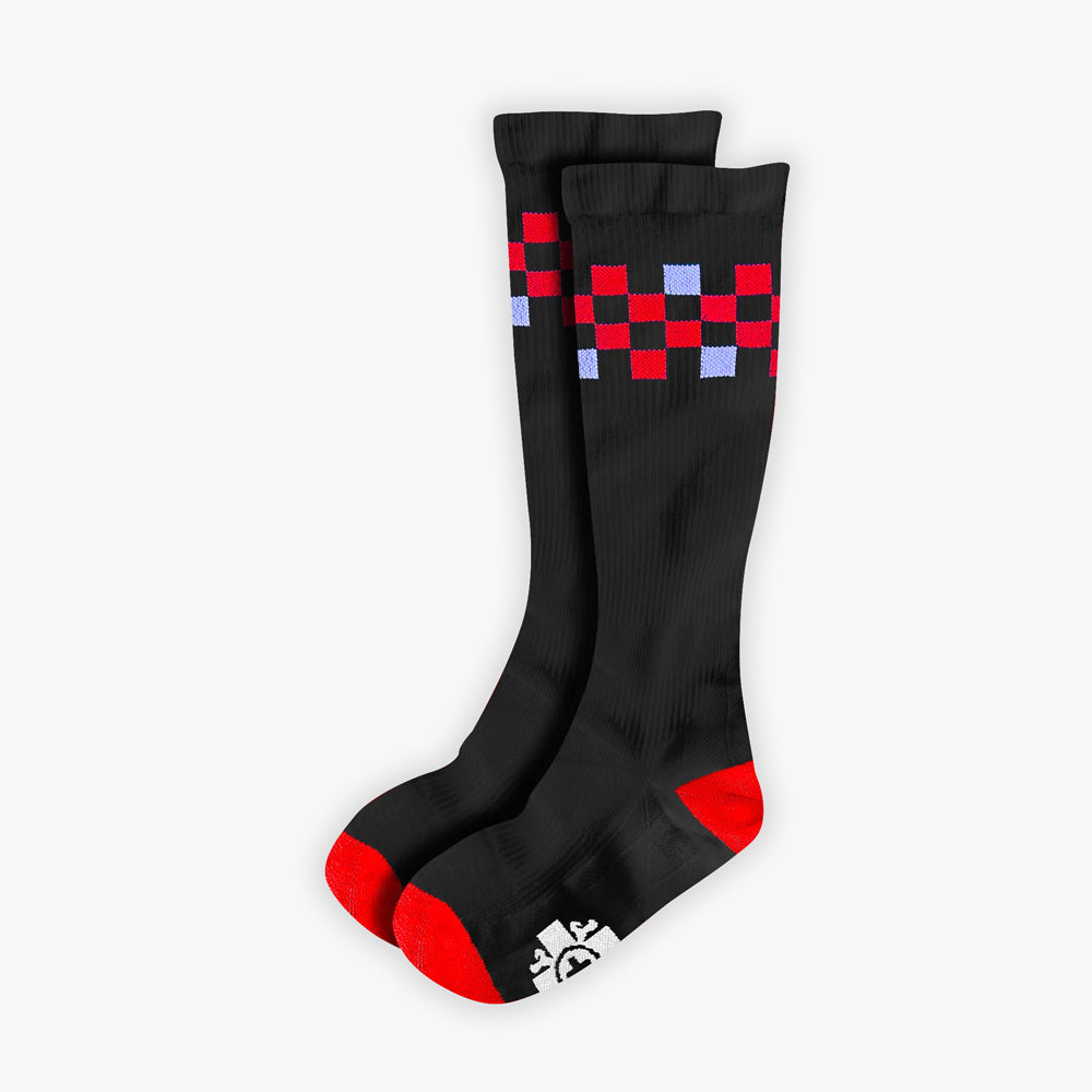 【計3点】 NOśWEA キャリーベルト Checker socks 黒/ピンク Old Bones Therapy CHECKERS Compression Socks | Athletic