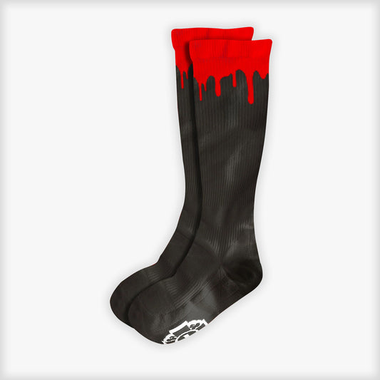 Compression Socks: BLOOD DRIP