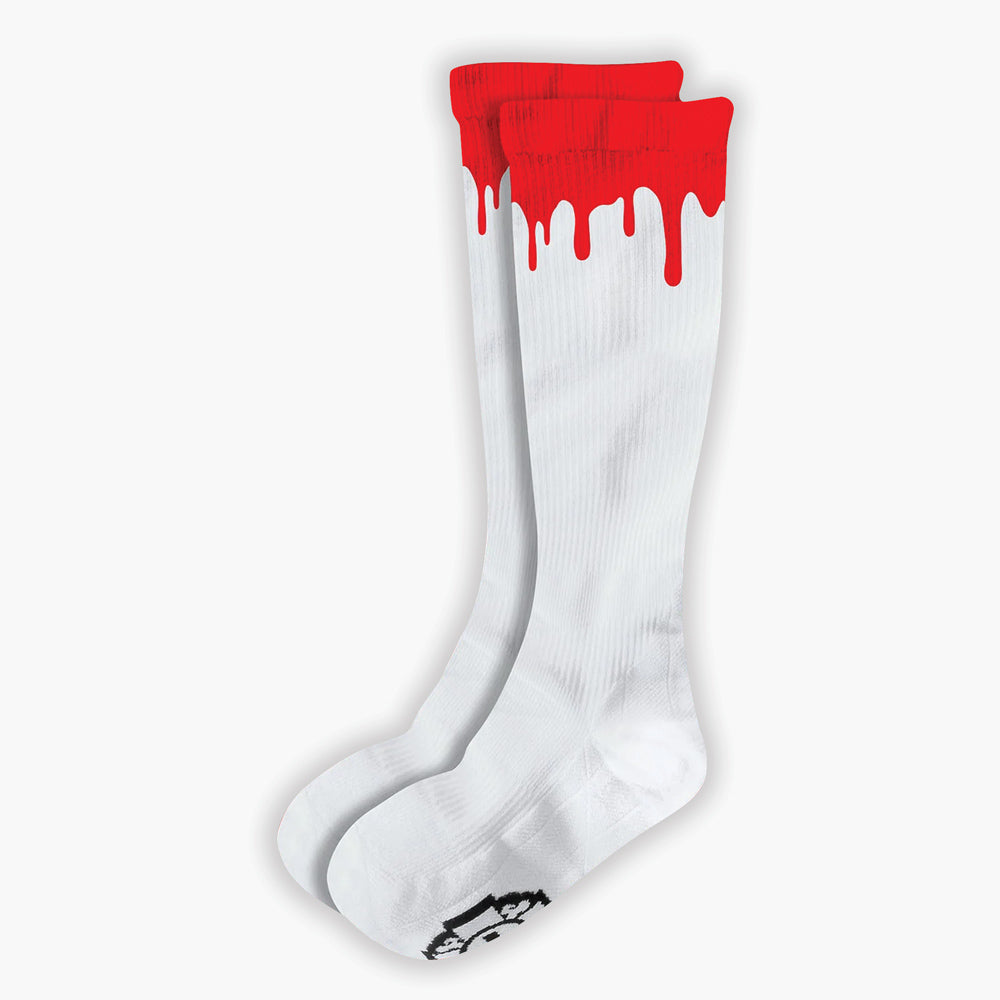 Compression Socks: BLOOD DRIP