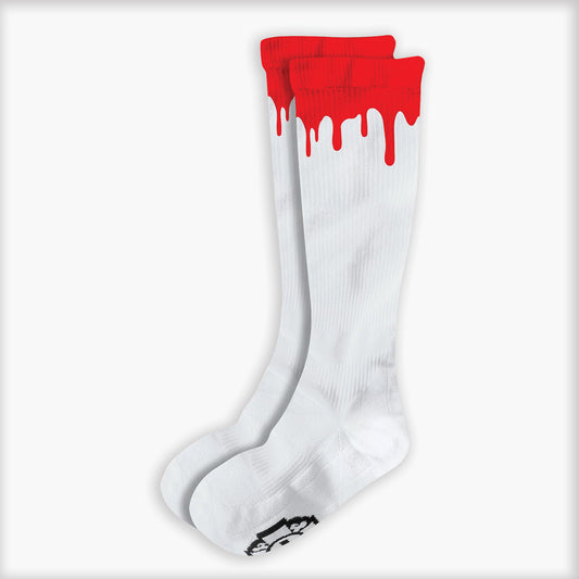 Compression Socks: BLOOD DRIP