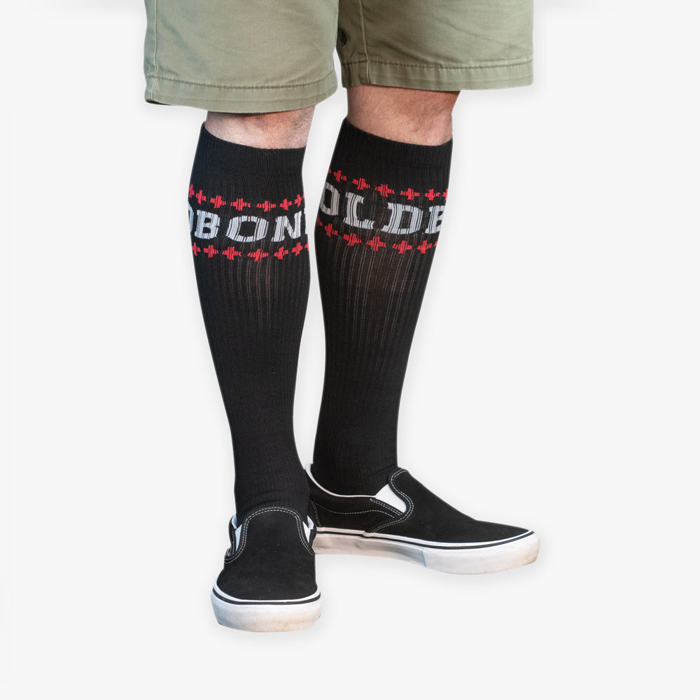 Old Bones Therapy LETTERS Compression Socks | Athletic