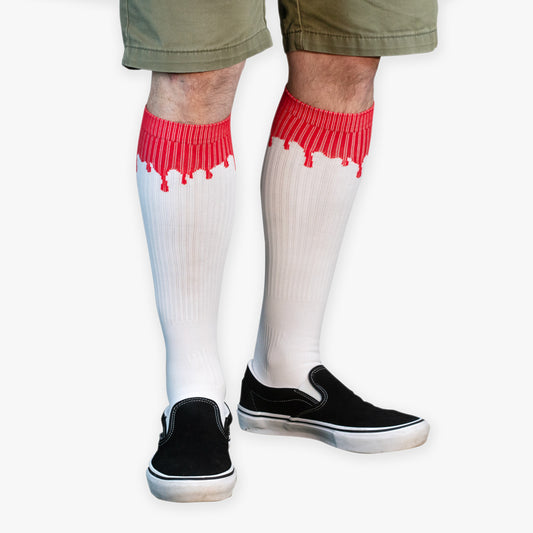 Compression Socks: BLOOD DRIP