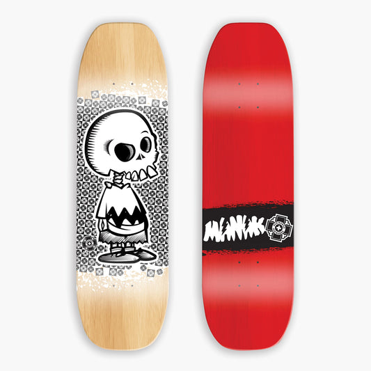 Old Bones "Gnarly Brown" Skateboard by Manak Skates