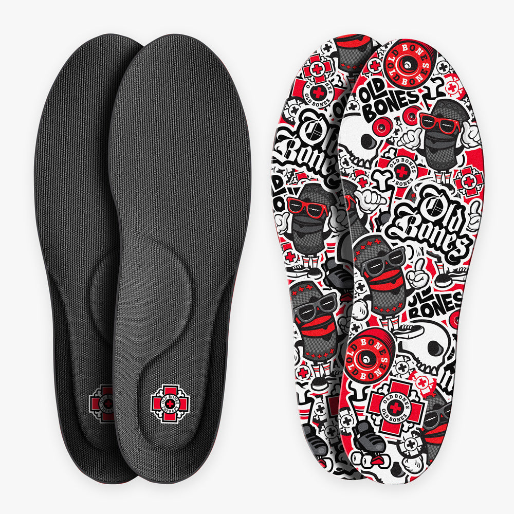 catalog-hero | Old Bones Therapy Shock Absorbing + All Day Foot Insoles 2-Pack – Complete insole combo for impact cushioning and all-day comfort
