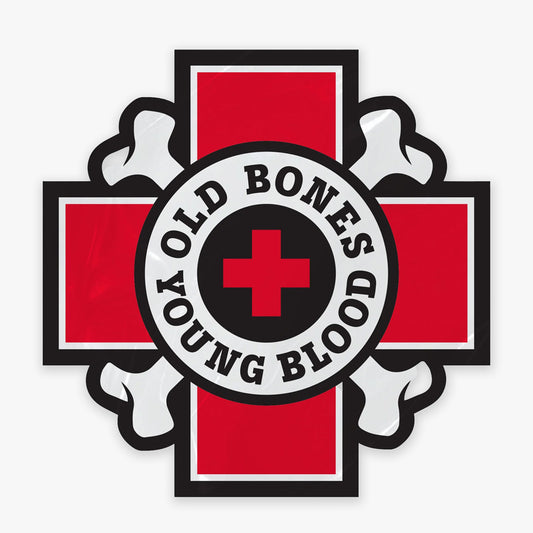 Old Bones Young Blood Sticker