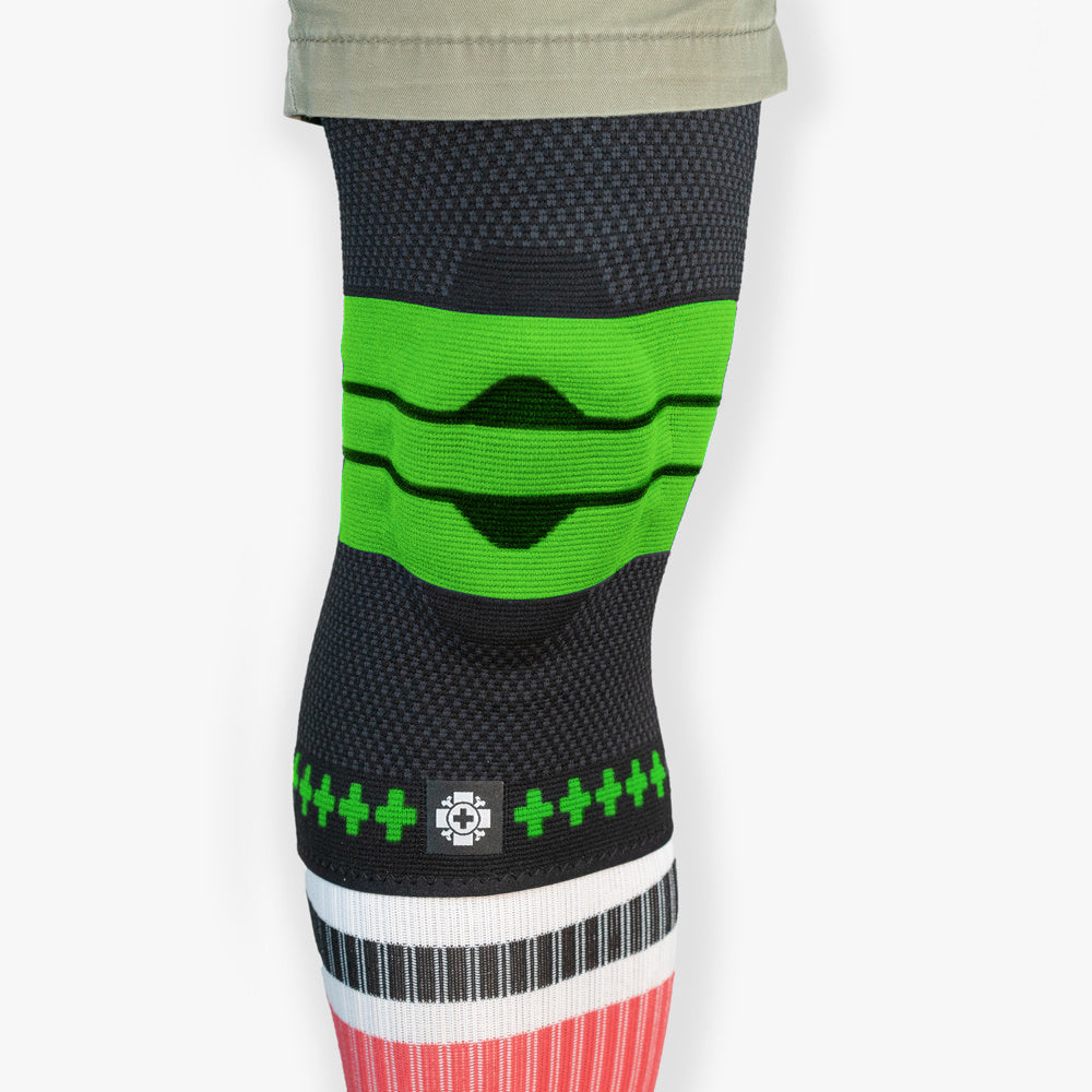 Old Bones Therapy Compression Knee Sleeve in Green — product detail