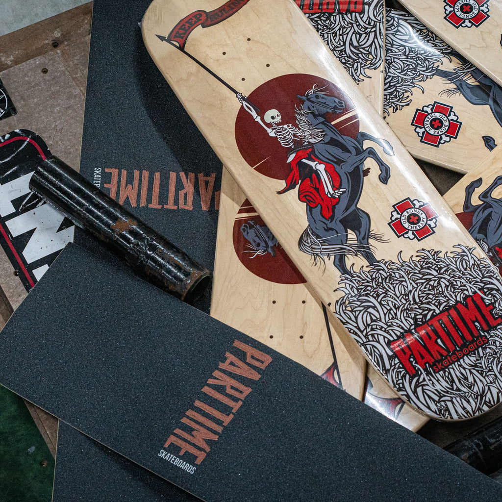 Old Bones Therapy Parttime Old Bones "Ruling" Collab Skateboard — alternate view