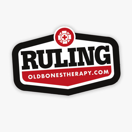 Old Bones Therapy Ruling Badge Sticker