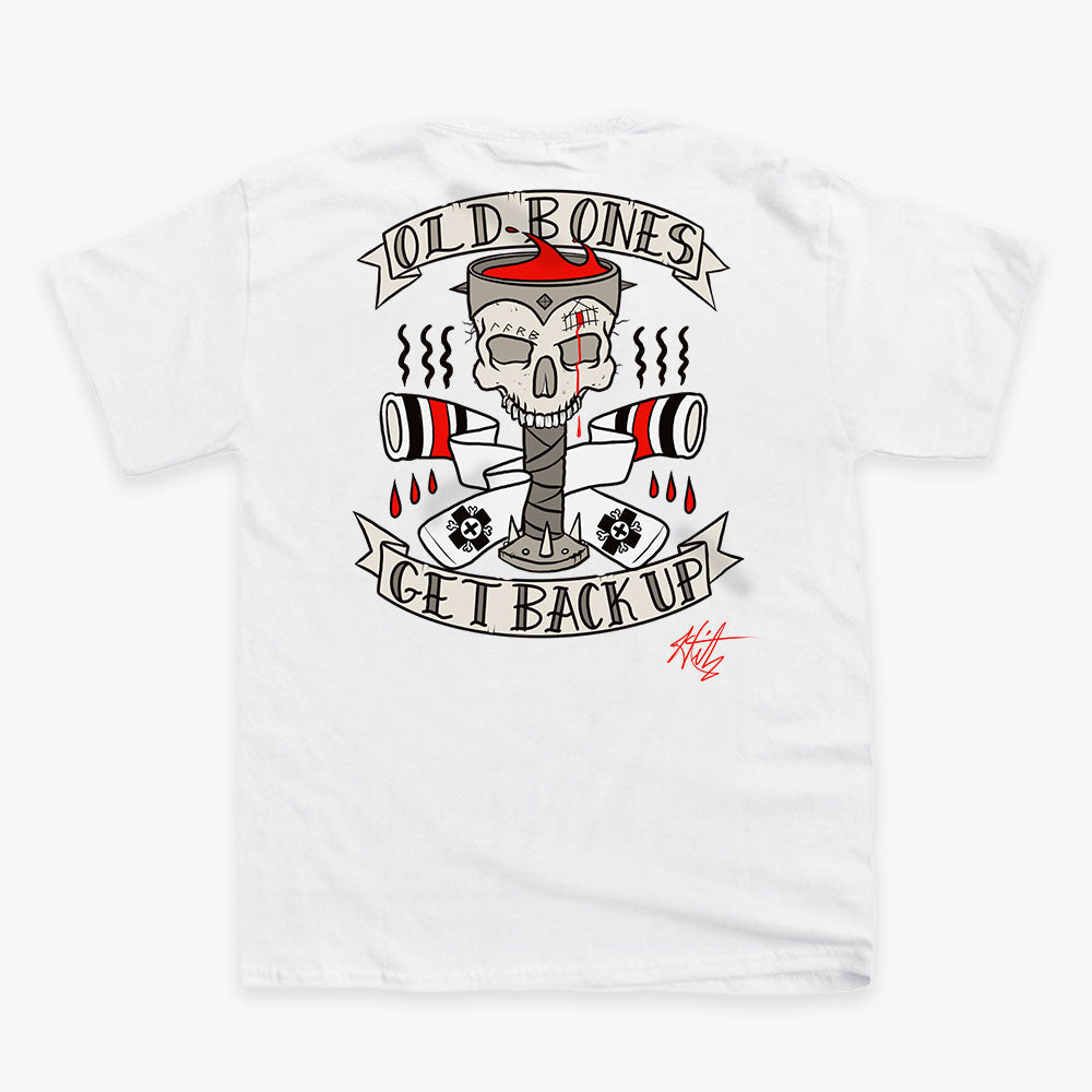 Old Bones x LARB "Get Back Up" Tee by Sam Hitz