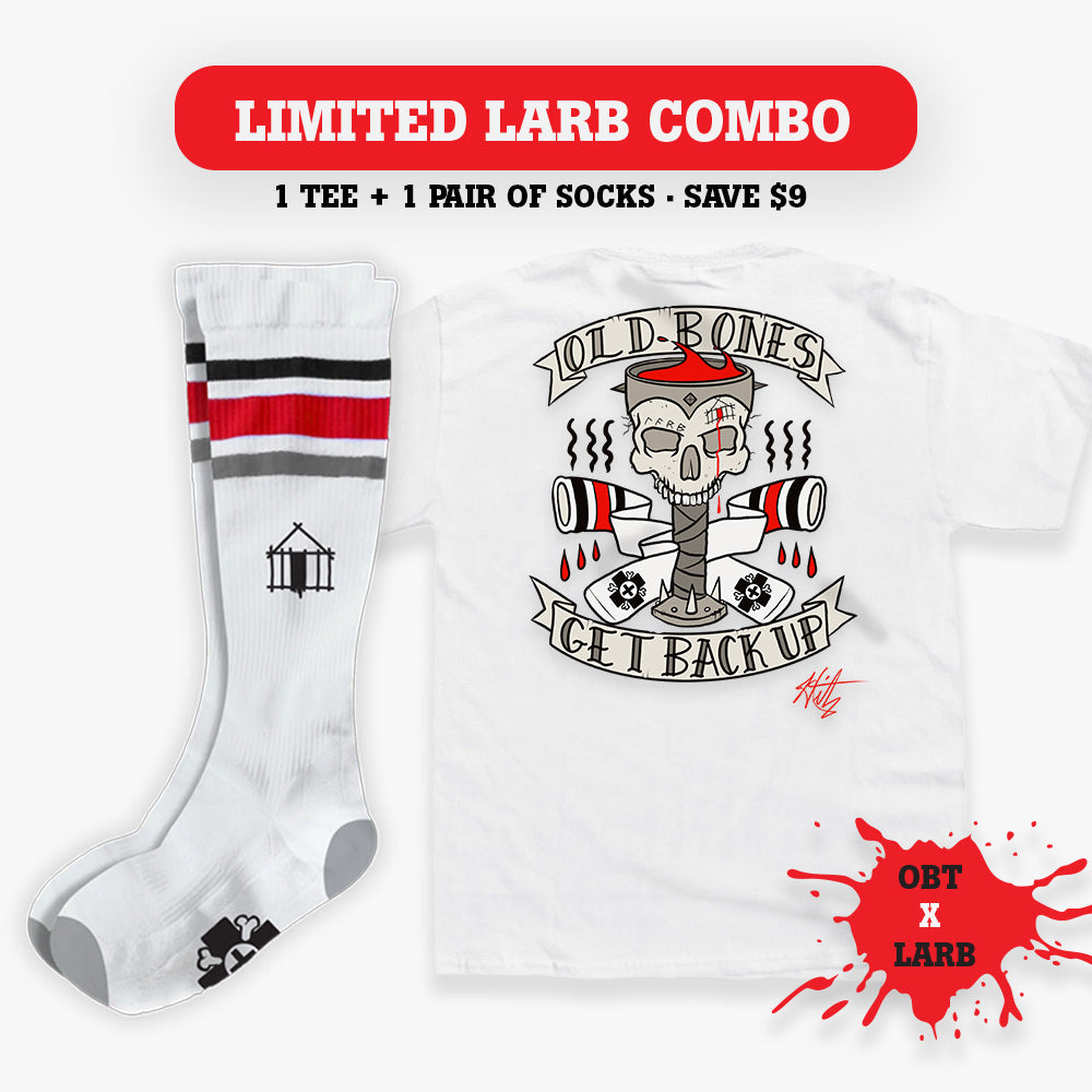 Limited LARB combo: socks and tee