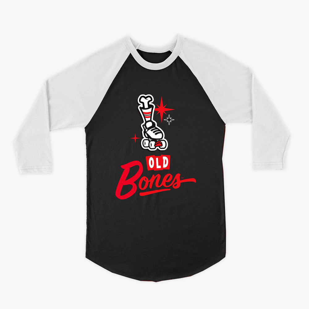 Old Bones Leg Bone Raglan T-Shirt