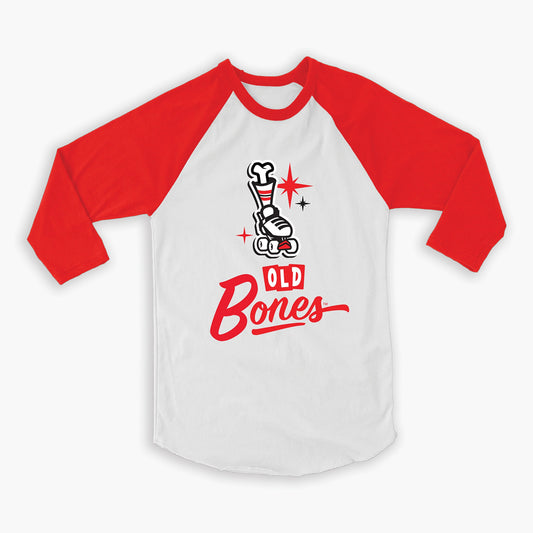 Old Bones Leg Bone Raglan T-Shirt