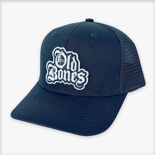 Old Bones Old English Hat (Black)