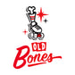 Old Bones Leg Bone Raglan T-Shirt