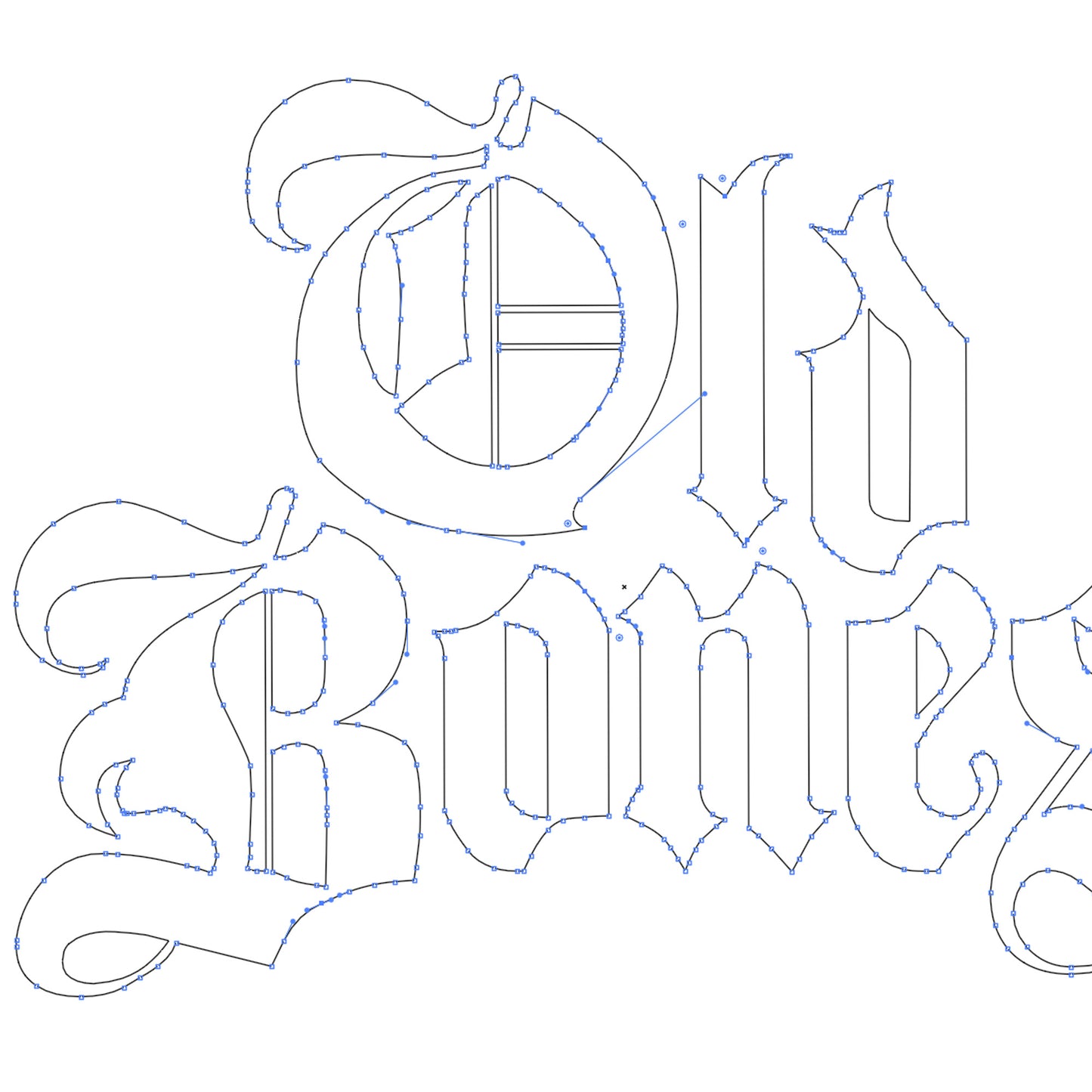 Old English Bones T-Shirt