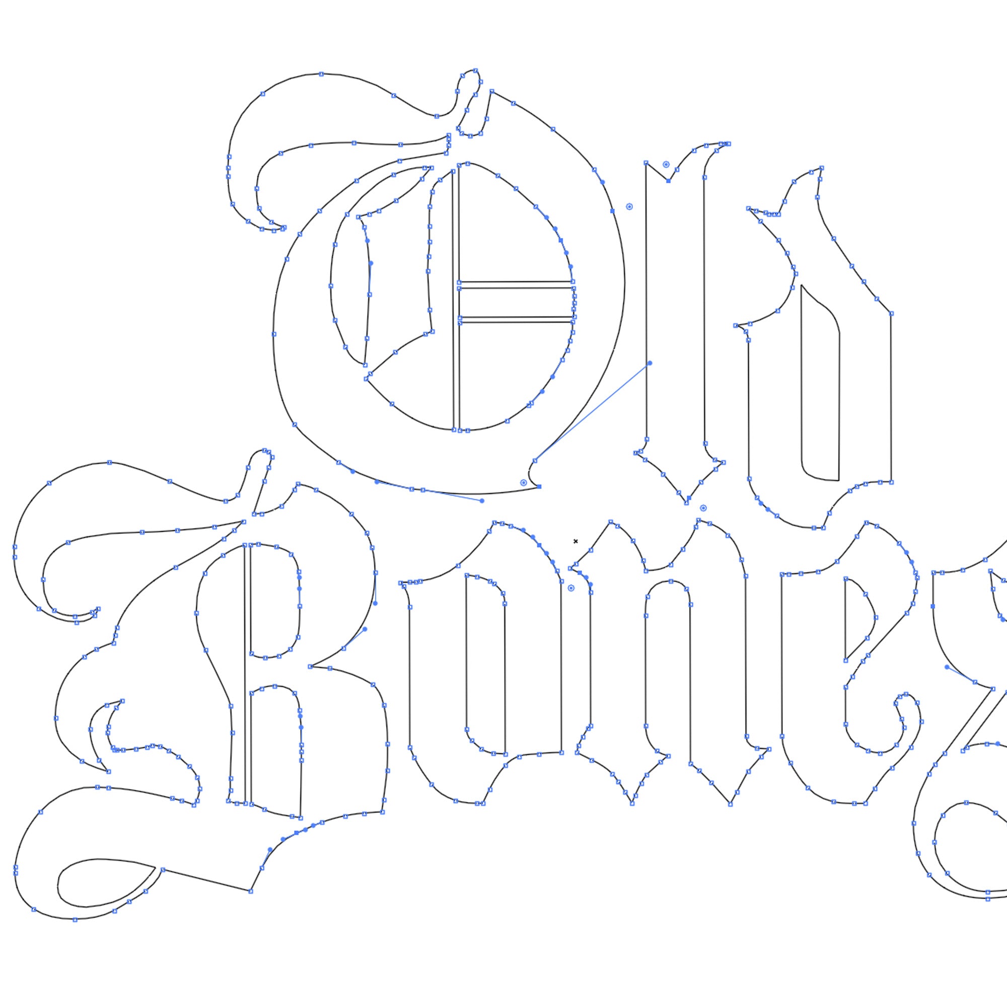 Old English Bones T-Shirt