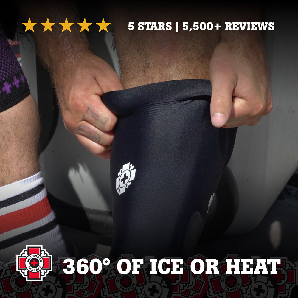 Old Bones Therapy Ice Sleeve – Versatile compression ice wrap for arms and legs with targeted cold therapy for pain relief and recovery