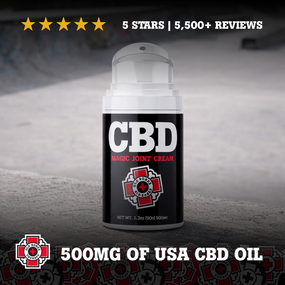 Old Bones Therapy CBD Magic Joint Cream – Topical CBD pain relief cream for joint and muscle soreness with fast-acting formula