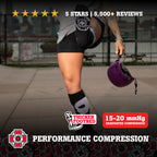 Old Bones Therapy Skull Compression Socks – Skull pattern medical-grade 15-20 mmHg graduated compression socks for skaters and athletes