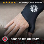 Old Bones Therapy Wrist Ice Sleeve – Compression ice wrap for wrist pain relief, carpal tunnel support, and inflammation reduction