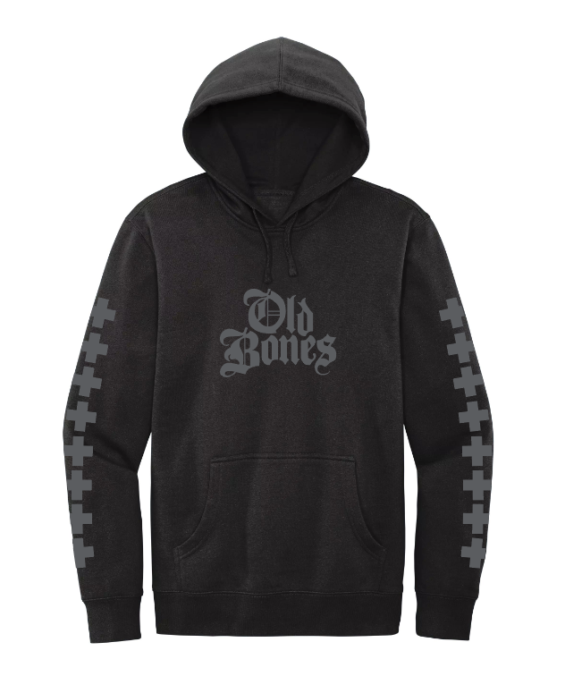 Old Bones Therapy Old English Bones Pullover Hoodie in S — alternate view