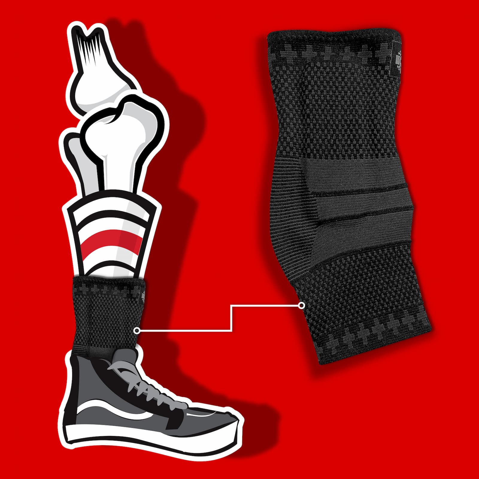 早割 リフト券 Ankle Compression Support Old – Sleeve Brace Ankle | Sleeve サポーター