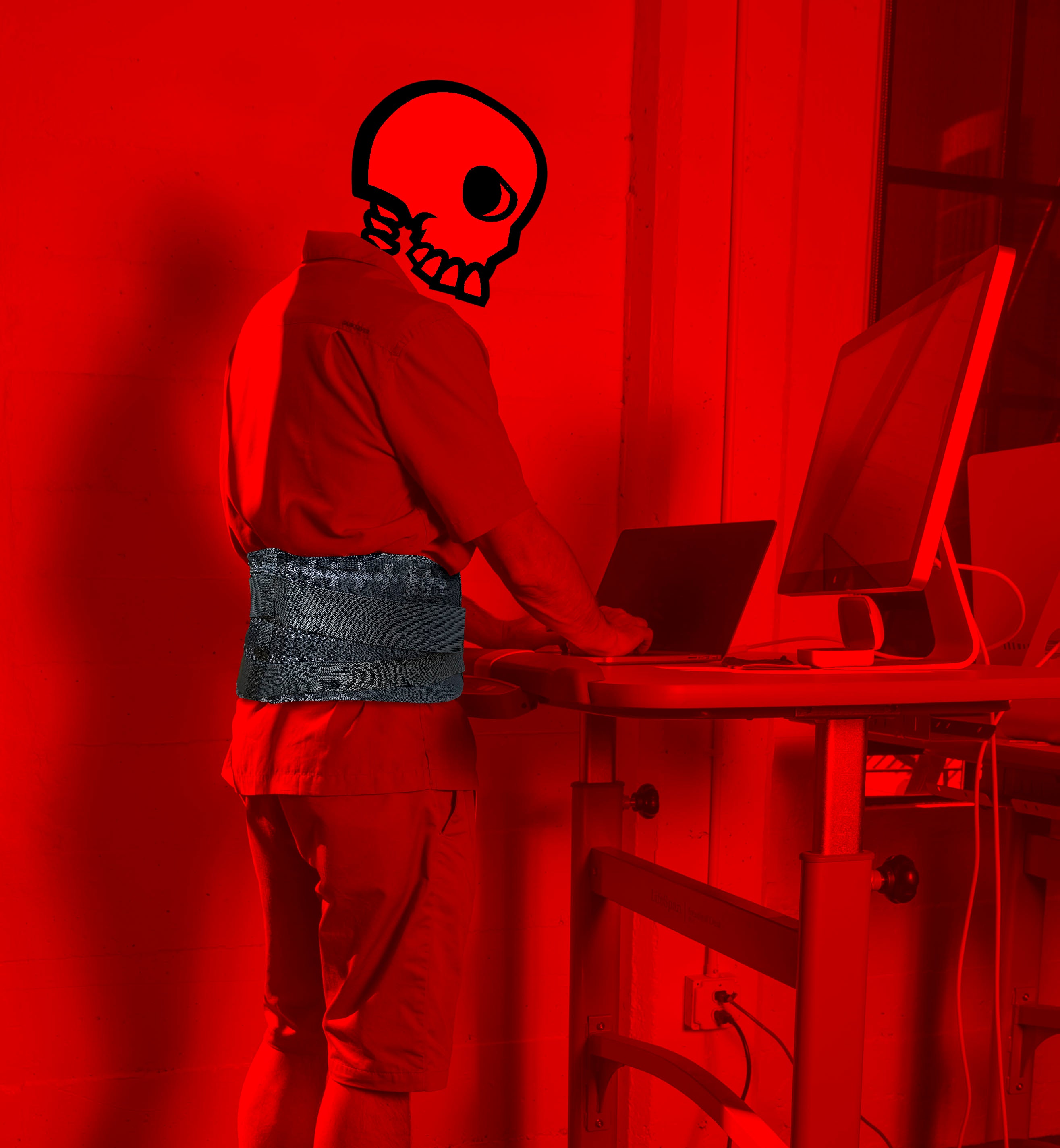 Old Bones Therapy Back Brace + Gel Packs — product detail