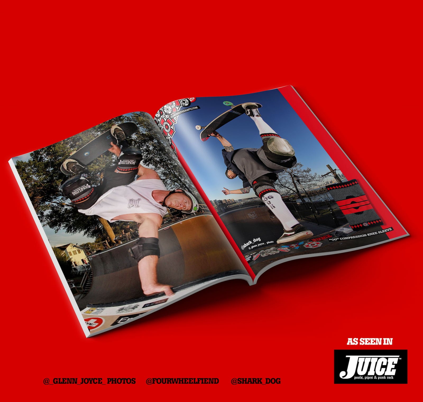 Old Bones Therapy Compression Knee Sleeve — product detail