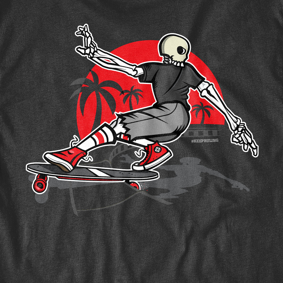Skeleton Design Rcck Old Bones Therapy Skeleton FS Rock Tee | Apparel
