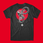 Skeleton BMX Wheelie T-Shirt