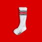 Compression Socks: RED Stripes (1-Pack)