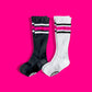Compression Socks: PINK Stripes (2-Pack)