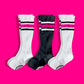 Compression Socks: PINK Stripes (3-Pack)