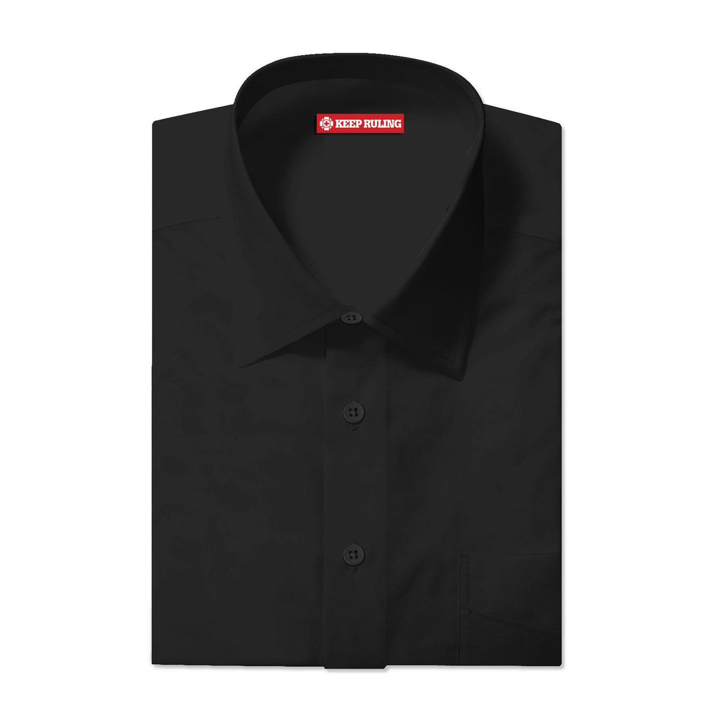 Keep Ruling Black Button Up Shirt