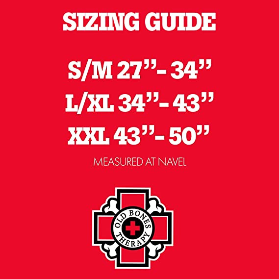 Back Brace sizing guide